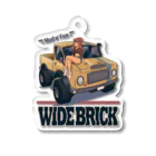 nidan-illustrationの"WIDE BRICK" アクリルキーホルダー