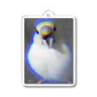 うｐこむのTHE 文鳥　バイツァ ダスト！！ Acrylic Key Chain