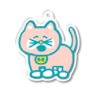  ぽにぽに通信ショップのにこにこねこ Acrylic Key Chain