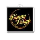 HoneyBunnyのBunny Design Logo Acrylic Key Chain