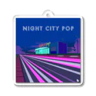 YASUHIRO DESIGNのNIGHT CITY POP アクリルキーホルダー