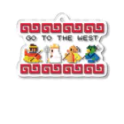 中華呪術堂（チャイナマジックホール）の【FC風】GO TO THE WEST【ドット絵 】  アクリルキーホルダー