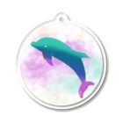 エメラルド×グラデーションのエメラルド×グラデーション Acrylic Key Chain