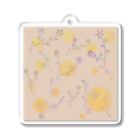 Lily bird（リリーバード）のパステル草花 Acrylic Key Chain