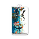 Makiko Goto goods storeの知床の海の生きものたち Acrylic Key Chain