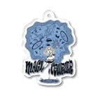 nidan-illustrationの“MAGI COURIER” blue #1 Acrylic Key Chain