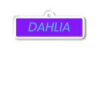 DAHLIAのDAHLIA LOGO PURPUL&BLUE アクリルキーホルダー