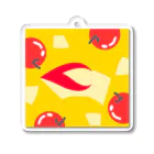 pastelia　shopのまんまるりんごだよ🍎 Acrylic Key Chain