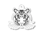 Baby Tigerのトラの顔 Acrylic Key Chain