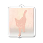 ねこや Ryoko -猫屋 りょうこ-のねこ　自分の言うとおり Acrylic Key Chain