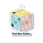 Teal Blue CoffeeのTealBlueItems _Cube COMPLETE Ver. Acrylic Key Chain