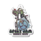 nidan-illustrationの"SPICY JAM" (green) アクリルキーホルダー