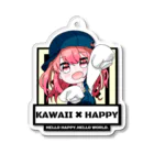 戦場えるざ画伯のえるざちゃんオリジナルグッズ Acrylic Key Chain