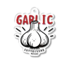 イラスト MONYAAT のCT180 にんにく*GARLIC*ずっと一緒*st Acrylic Key Chain