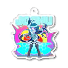 鶏川不二夫屋さんのJOSHU（爆破） Acrylic Key Chain