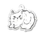 monoのペルシャ猫 Acrylic Key Chain