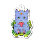 touriの怪獣とりんご Acrylic Key Chain