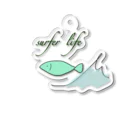 ゆるちゃん△のsurfer Life Acrylic Key Chain