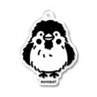 イラスト MONYAAT のぶわっとな スズメがちゅん A Acrylic Key Chain