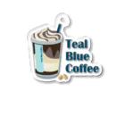 Teal Blue CoffeeのCoffee frappe アクリルキーホルダー