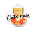 MyuKoraのCat's paw_ロゴ1 アクリルキーホルダー