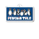 penguininkoのpenguin tale navyblue version② Acrylic Key Chain