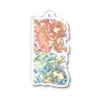 WORLDCHANGER_suzuriの赤海月・水海月 Acrylic Key Chain