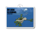 MY LUCK IS COMING.のDEEP DEEP DEEP.ラックくん Acrylic Key Chain