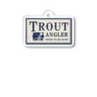 渓流釣り倶楽部のTROUT ANGLER Acrylic Key Chain