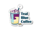 Teal Blue CoffeeのAutumn Fair_frappe logo アクリルキーホルダー