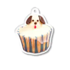 Maison terrierのカップケーキ犬 アクリルキーホルダー