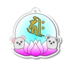 PY Kobo Yuko’ｓ Galleryの【開運祈願】子年生まれ守護梵字キリーク Acrylic Key Chain