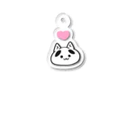 ぴーちショップのまゆねこポテ Acrylic Key Chain