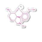 分子構造のコデインの分子構造 Acrylic Key Chain