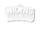 NKRNSのNKRNSアクリルキーホルダー　ロゴ白 Acrylic Key Chain