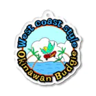 紅型キジムナー工房・コトリンチュのOkinawan Budgie Acrylic Key Chain