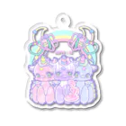 ほっぺ☆屋 Ｐｕｋｕの多頭飼い☆NEO Acrylic Key Chain