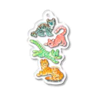 タタナ幻獣館のSWEET TIGERS Acrylic Key Chain