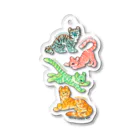 タタナ幻獣館のSWEET TIGERS アクリルキーホルダー