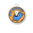 くるまのPET COASTER Acrylic Key Chain