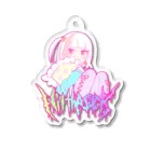 えひめのみかん箱のHAYONERO Acrylic Key Chain