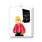 スニーカーマフィアSHOPの“YABAJO”パート① 「Shirigaru woman」 Acrylic Key Chain