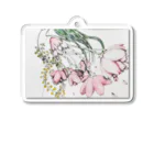 Pointillism loveの春の妖精 Acrylic Key Chain