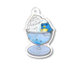 P3のかき氷ぴんぎん Acrylic Key Chain