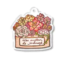 Beansclubの多肉寄せ植え Acrylic Key Chain