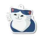 にんじんちびこのでぶねこ Acrylic Key Chain