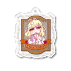 Haru dinningのうさみみガール　お祈り Acrylic Key Chain