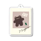 moguuuu.のkuma photo Acrylic Key Chain