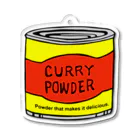 HS CURRYのカレー粉 アクリルキーホルダー