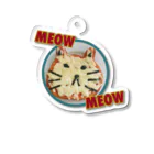 miomioのMEOW PIZZA Acrylic Key Chain